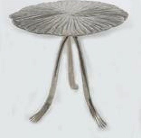 End Table - Gingko Leaf Pattern