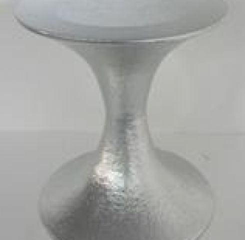 ALUMINUM PLANISHED DINING TABLE BASE