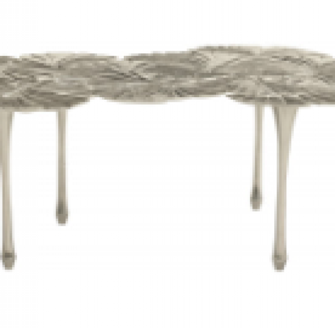 COCKTAIL TABLE-GINGKO LEAF PATT