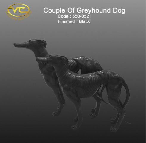 Couple Of Greyhound Dog - 550-052