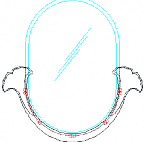 Mirror JB-0012-G