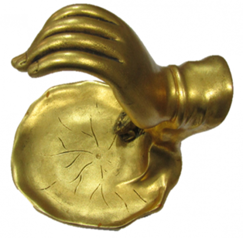 Tượng tay phật nhôm đúc JB-0018