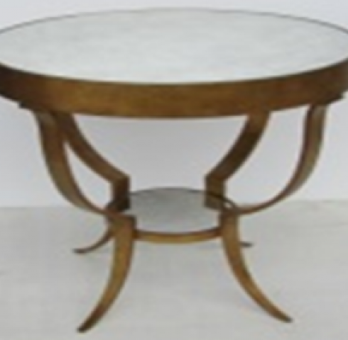 WROUGHT GUERIDON TABLE